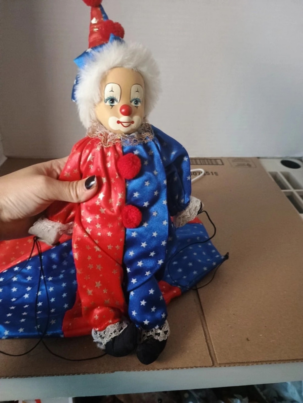 Patriotic Clown Holiday Decor